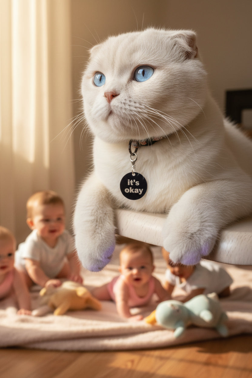 SafePaw Personalized Pet ID Tag — Custom Engraved for Dogs & Cats