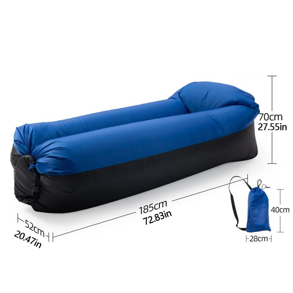 Outdoor Beach Air Sofa Portable Inflatable Sofa Outdoor Camping Party Music Festival Good Quality Inflatable Lazy Mattress Sofa