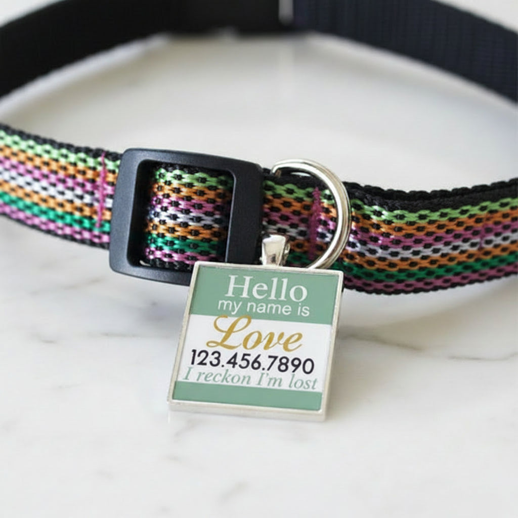 Seoul Kpop Store™ Personalized Pet ID Tag — Resin-Sealed, Scratch & Water Resistant