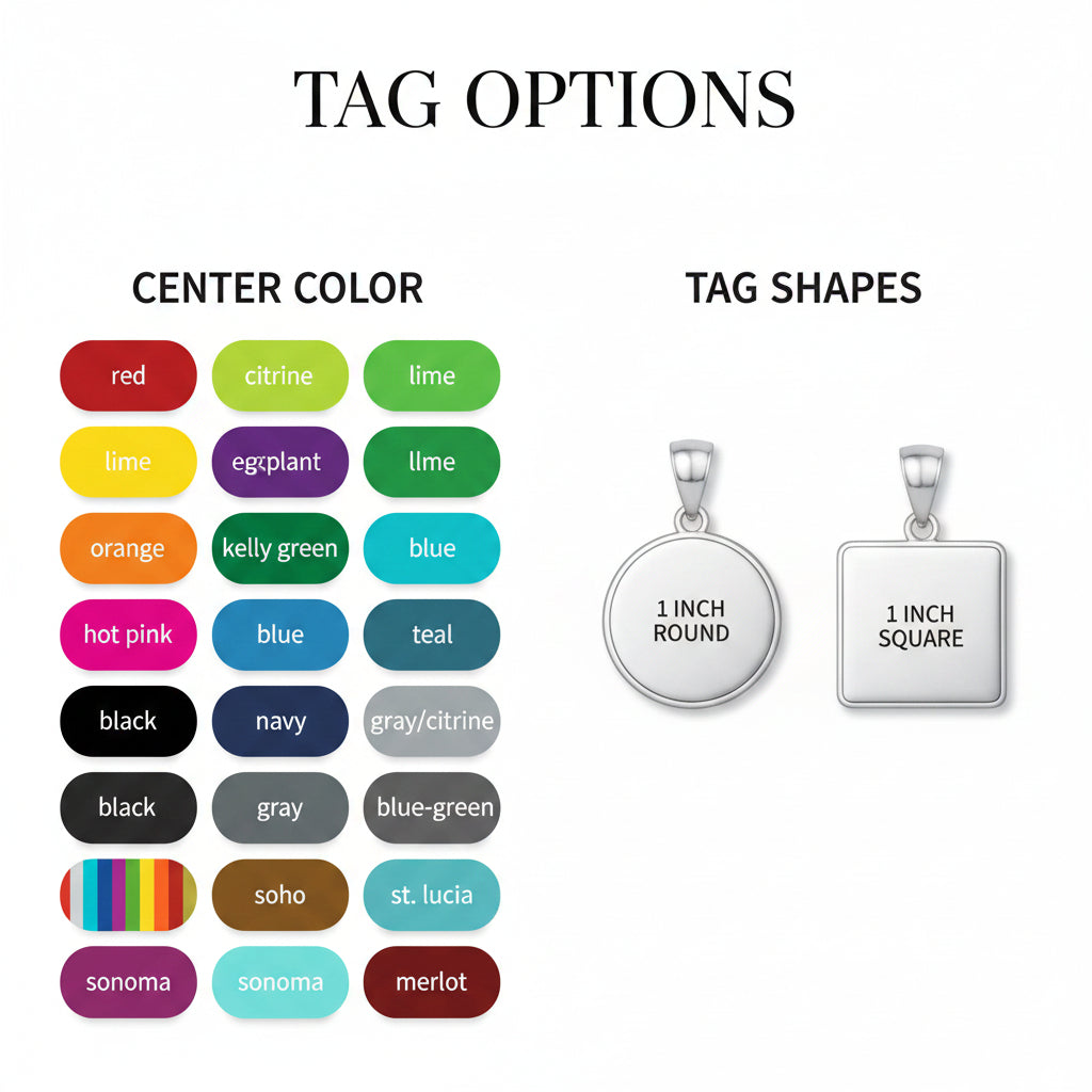 Seoul Kpop Store™ Personalized Pet ID Tag — Resin-Sealed, Scratch & Water Resistant