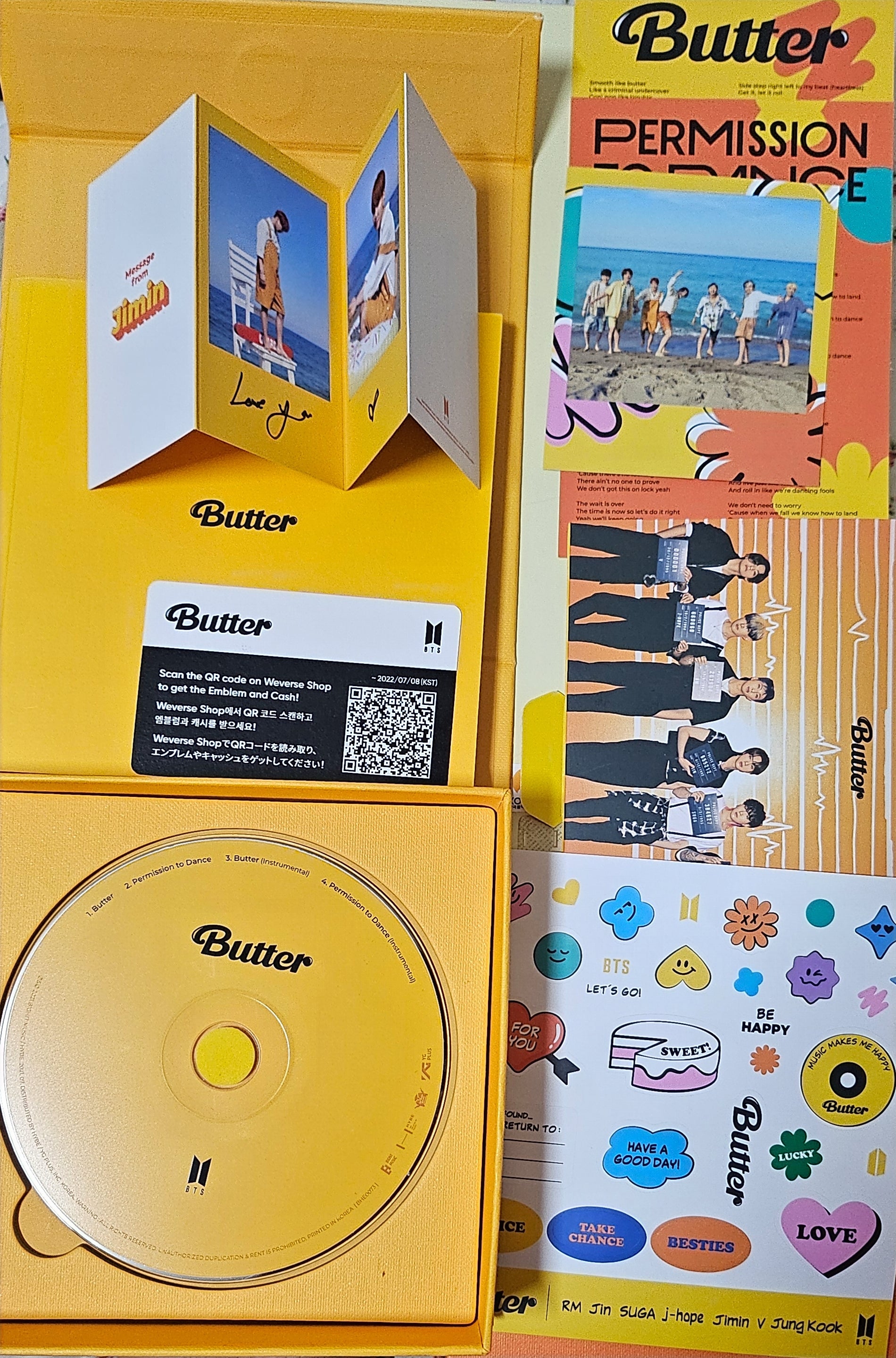 BTS ARMY Membership Package + Butter (Yellow & Orange) + Skool Luv Affair | Pre-Owned, KOMCA Authenticated