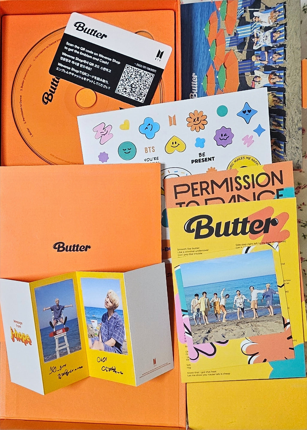 BTS ARMY Membership Package + Butter (Yellow & Orange) + Skool Luv Affair | Pre-Owned, KOMCA Authenticated