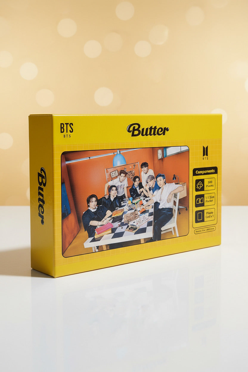 BTS Butter Jigsaw Puzzle (500 pieces) — Pre-loved, Pristine Condition