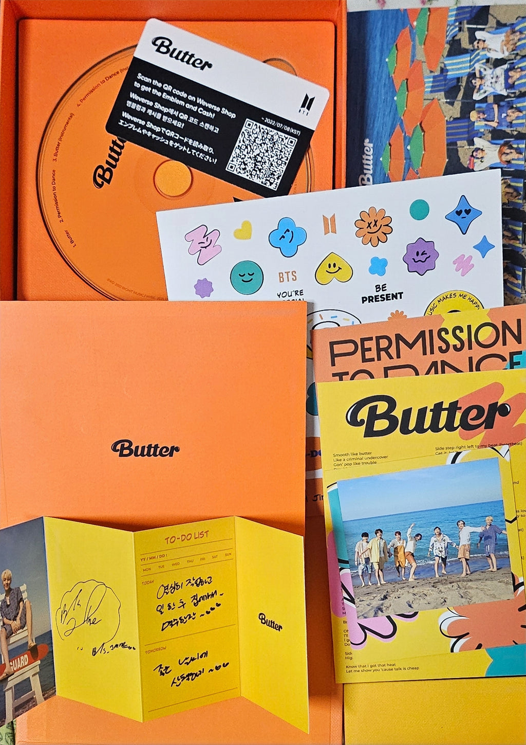 BTS ARMY Membership Package + Butter (Yellow & Orange) + Skool Luv Affair | Pre-Owned, KOMCA Authenticated