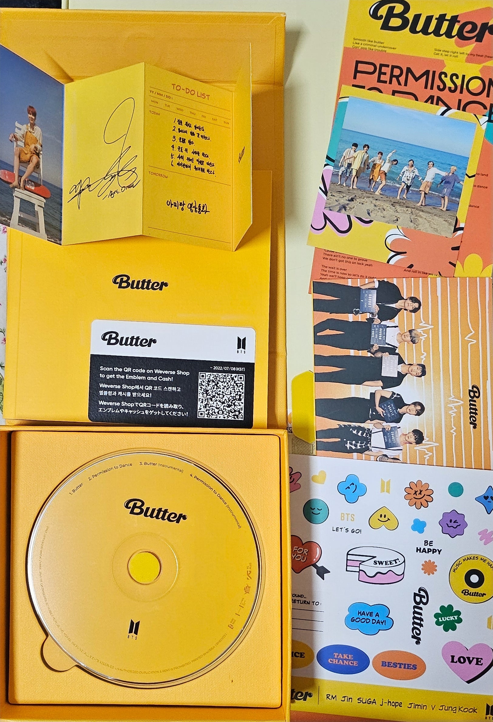BTS ARMY Membership Package + Butter (Yellow & Orange) + Skool Luv Affair | Pre-Owned, KOMCA Authenticated